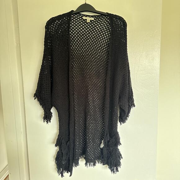 Black fringe cardigan - Picture 2 of 4